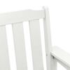 vidaXL Chaise de jardin. 4 pcs Blanc 65.5 x 55.5 x 88cm Plastique