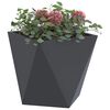 vidaXL Jardinière Anthracite 30 x 30 x 30 cm Acier