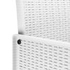 vidaXL Chaise de jardin 4 pcs Blanc 53 x 49 x 85 cm Polypropyl&egrave;ne