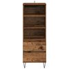 vidaXL Haut Armoire Bois Ancien 40 x 36 x 110 cm Bois d'ing&eacute;nierie