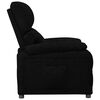 vidaXL Fauteuil inclinable Noir Tissu