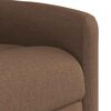 vidaXL Fauteuil inclinable Marron Tissu