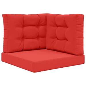vidaXL Coussin de canap&eacute; d'ext&eacute;rieur Polyester Rouge 60 x 60 cm