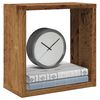 vidaXL &Eacute;tag&egrave;res cube murales 2 pcs vieux bois 30x15x30 cm