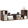 vidaXL Meubles TV 2 pcs ch&ecirc;ne marron 75x30x50 cm bois ing&eacute;nierie