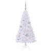 vidaXL Sapin de Noël artificiel avec 150 LED Blanc 120 cm PVC et Acier