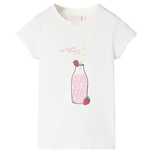 T-shirt pour enfants &eacute;cru 92