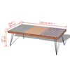 vidaXL Table basse 120x60x38 cm marron