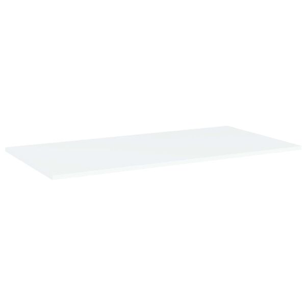 vidaXL Panneaux de bibliothèque 8 pcs Blanc 80x30x1,5 cm Aggloméré