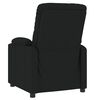 vidaXL Fauteuil inclinable Noir Tissu