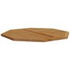vidaXL Dessus de table 90x90x2,5 cm octogonal bois de teck massif