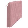vidaXL Coussin de t&ecirc;te de lit rose 180 cm velours