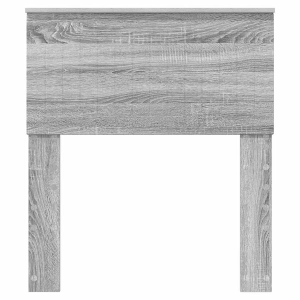 vidaXL T&ecirc;te de lit Gris Sonoma 75 cm Bois d'ing&eacute;nierie