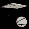 vidaXL Parasol de jardin Sable 248,5 x 247,5 x 160 cm