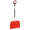 vidaXL Pelle &agrave; neige Rouge 136 cm Aluminium