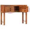 vidaXL Table console 120x32x80 cm bois massif d'acacia