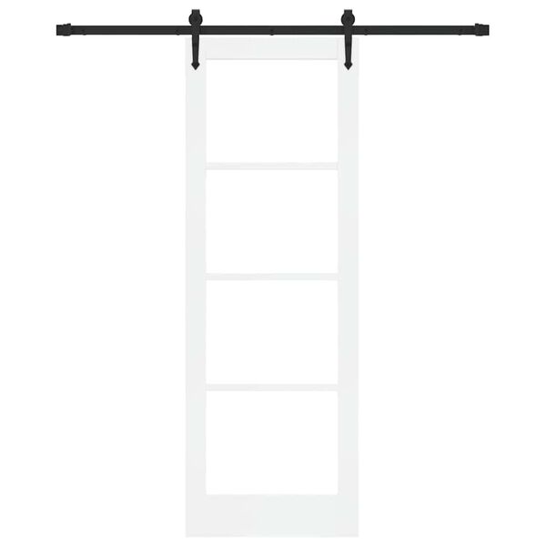 vidaXL Porte coulissante Blanc 73,5 x 211 cm