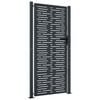 vidaXL Portail de jardin Anthracite 100x200 cm Acier Design carr&eacute;