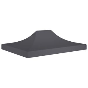 vidaXL Toit de tente de r&eacute;ception 4,5x3 m Anthracite 270 g/m&sup2;