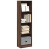 vidaXL Biblioth&egrave;que ch&ecirc;ne marron 40x24x143 cm bois d'ing&eacute;nierie