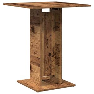 vidaXL Table de bistro vieux bois 60x60x75 cm bois d'ing&eacute;nierie