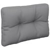 vidaXL Coussins de palette lot de 2 gris tissu