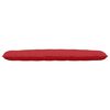 vidaXL Coussin de Dos Rouge 200 x 19 x 50 cm tissu
