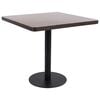 vidaXL Table de bistro Marron fonc&eacute; 80x80 cm MDF