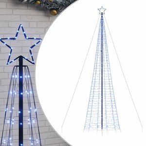 vidaXL Sapin de No&euml;l &agrave; LED avec pointes 1534 LED bleu 500 cm