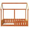 vidaXL Cadre de lit d'enfants forme de maison sans matelas 80x160 cm