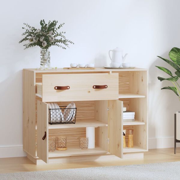 vidaXL Buffet 98,5x40x75 cm Bois massif de pin
