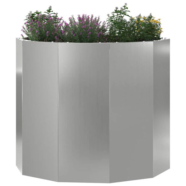 vidaXL Jardini&egrave;re Argent 60 x 60 x 50 cm Acier galvanis&eacute;