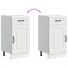 vidaXL Armoire de cuisine Kalmar blanc bois d'ing&eacute;nierie