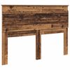 vidaXL T&ecirc;te de lit Bois Ancien 140 cm Bois d'ing&eacute;nierie