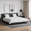 vidaXL Ensemble de Duvet 3 pcs Blanc Microfibre et Plumes D'oie