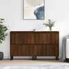 vidaXL Buffets 2 pcs ch&ecirc;ne marron bois d'ing&eacute;nierie