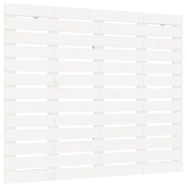 vidaXL Tête de lit murale Blanc 96x3x91,5 cm Bois massif de pin