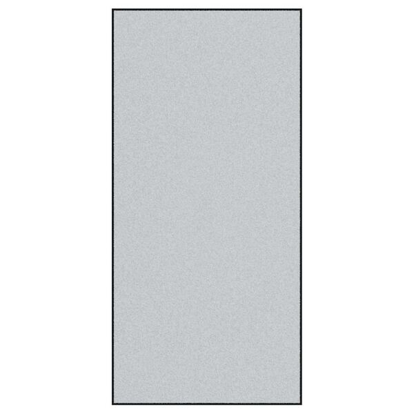 vidaXL Tapis d'entr&eacute;e Autre Gris et Noir 120 x 250 cm