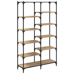 vidaXL &Eacute;tag&egrave;re 9 niveaux 100 x 32 x 170 cm Bois d'ing&eacute;nierie
