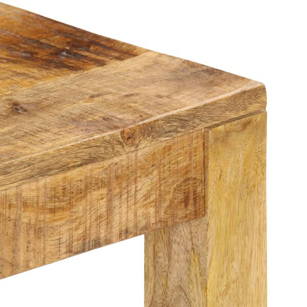 vidaXL Table basse 80x80x40 cm Bois de manguier massif