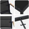 vidaXL Ensemble de meubles d'ext&eacute;rieur 5 pcs Noir et anthracite