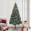 vidaXL Sapin de No&euml;l artificiel Vert 240 cm PVC, Acier et Plastique