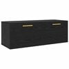 vidaXL Meuble mural 100 x 36.5 x 35 cm Bois d'ing&eacute;nierie Ch&ecirc;ne noir
