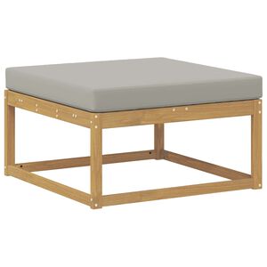 vidaXL Pouf d'Ext&eacute;rieur Polyester Blanc