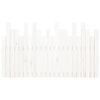 vidaXL T&ecirc;te de lit murale Blanc 140x3x80 cm Bois massif de pin