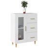 vidaXL Buffet blanc 69,5x34x90 cm bois d'ingénierie