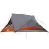 vidaXL Tente de cabine familiale 6 personnes gris imperméable