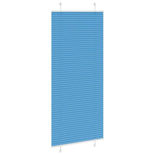 vidaXL Store pliss&eacute; bleu 100x200 cm largeur du tissu 99,4 cm polyester