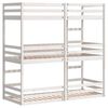 vidaXL Lit superpos&eacute; triple sans matelas 80x200 cm bois de pin massif