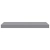 vidaXL &Eacute;tag&egrave;res murales flottantes 2 pcs Gris 60x23,5x3,8 cm MDF